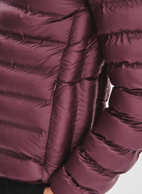Fioletowa kurtka pikowana