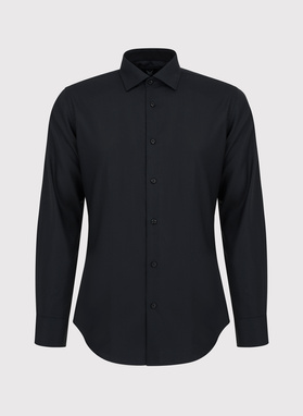 Czarna bawełniana koszula męska