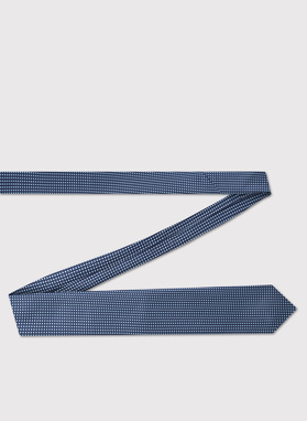 Krawat męski w niebieski wzór