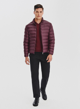 Fioletowa kurtka pikowana