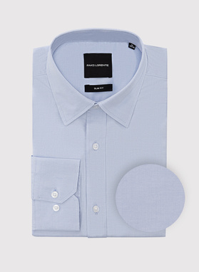 Niebieska koszula męska z bawełny