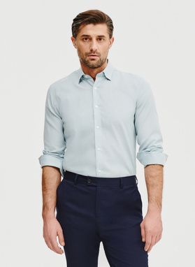 Zielona bawełniana koszula męska