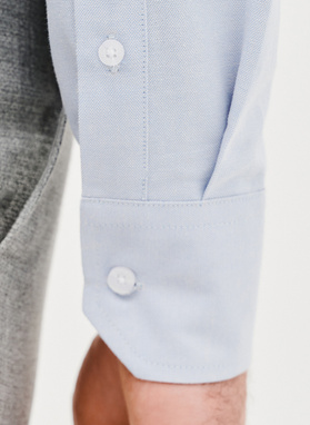 Niebieska bawełniana koszula męska