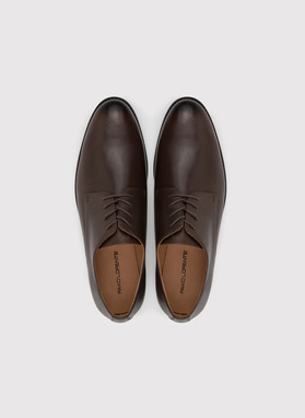 Brązowe eleganckie buty męskie