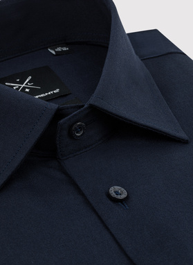 Granatowa koszula męska