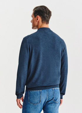 Półgolf męski w ciemnoniebieskim kolorze