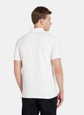 T-shirt polo w białym kolorze