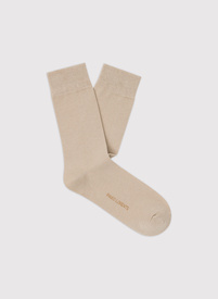 Beżowe skarpetki męskie