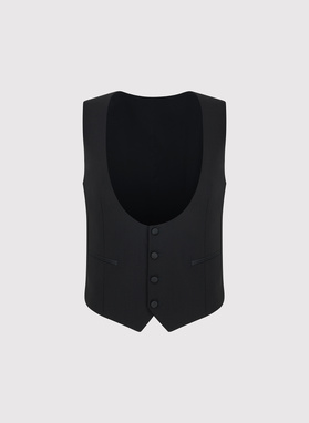 Jednorzędowa kamizelka smokingowa