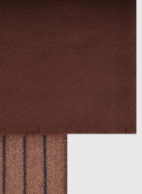 Brązowy szalik męski w paski