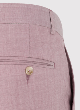 Różowe spodnie ganiturowe wełna