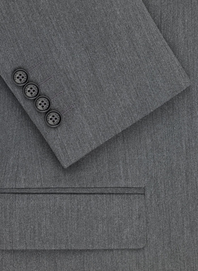 Szara marynarka garniturowa