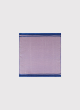 Fioletowy zestaw krawat i poszetka