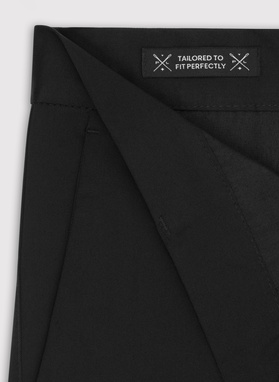 Czarne szorty męskie z bawełną