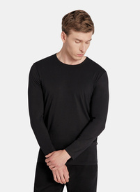 Longsleeve męski w kolorze czarnym