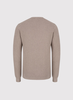 Sweter męski w kolorze beżowym