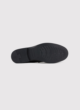 Czarne mokasyny męskie