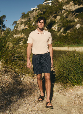 T-shirt polo w kolorze różowym