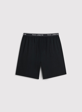 Czarne szorty piżamowe