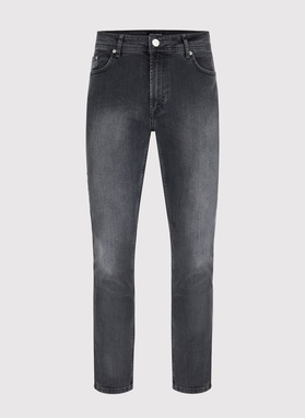 Szare jeansowe spodnie męskie