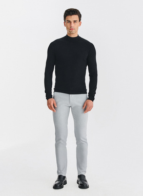 Czarny półgolf męski