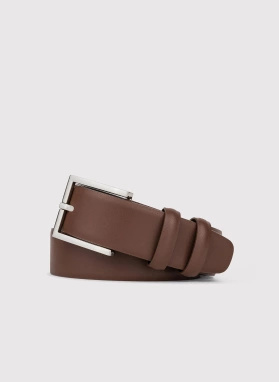 Ślubny beżowy garnitur z lnem