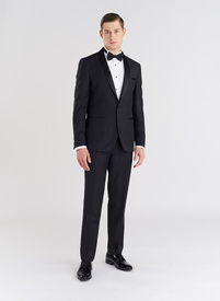 Czarny smoking męski