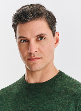 Zielony sweter męski z wełną