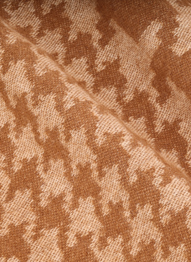 Wełniany szalik w pepitkę