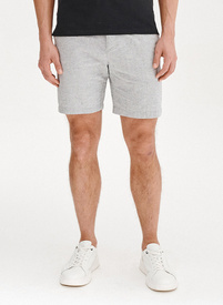 Szare szorty męskie z lnem