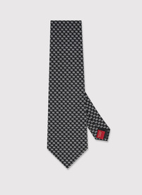 Jedwabny krawat z monogramem PL