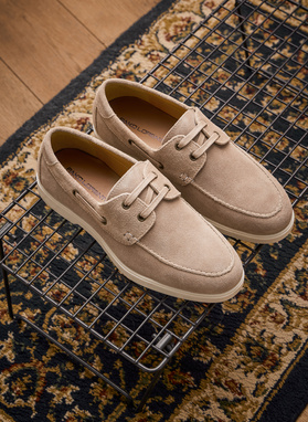 Sznurowane loafersy męskie