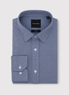 Niebieska koszula melanż