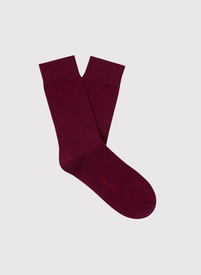 Bordowe skarpetki męskie