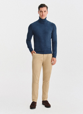 Golf męski w ciemnoniebieskim kolorze