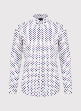 Koszula męska w mikrowzór