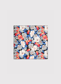 Poszetka męska w kwiaty