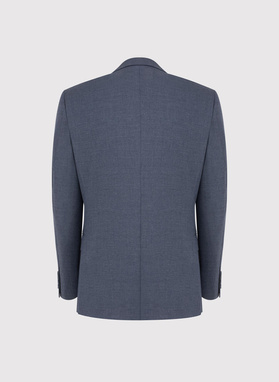 Granatowy garnitur męski