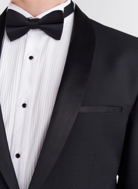 Czarna marynarka smokingowa