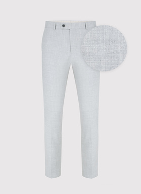 Spodnie garniturowe w kolorze jasnoszarym