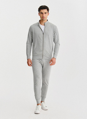 Szare spodnie dresowe