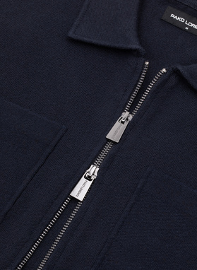 Rozpinany kardigan w kolorze granatowym