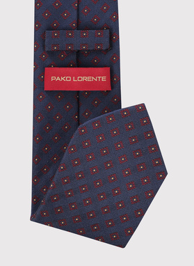 Jedwabny granatowy krawat