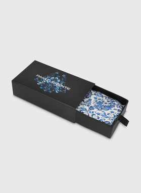 Niebieska poszetka męska folklor