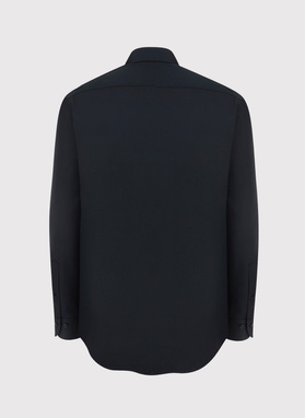 Czarna bawełniana koszula męska