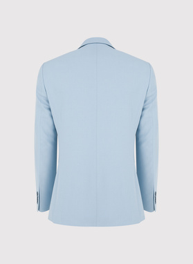 Błękitny garnitur męski