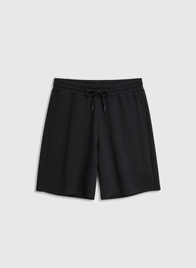 Czarne szorty dresowe