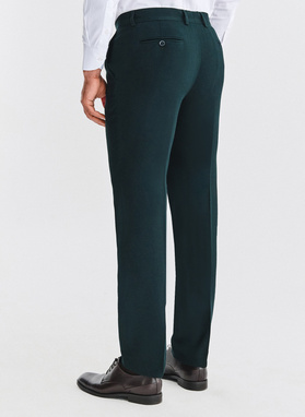 Zielone spodnie garniturowe