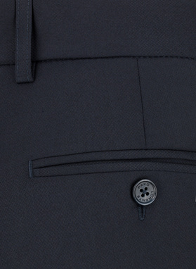 Spodnie garniturowe w kolorze granatowym