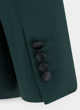 Zielony smoking męski